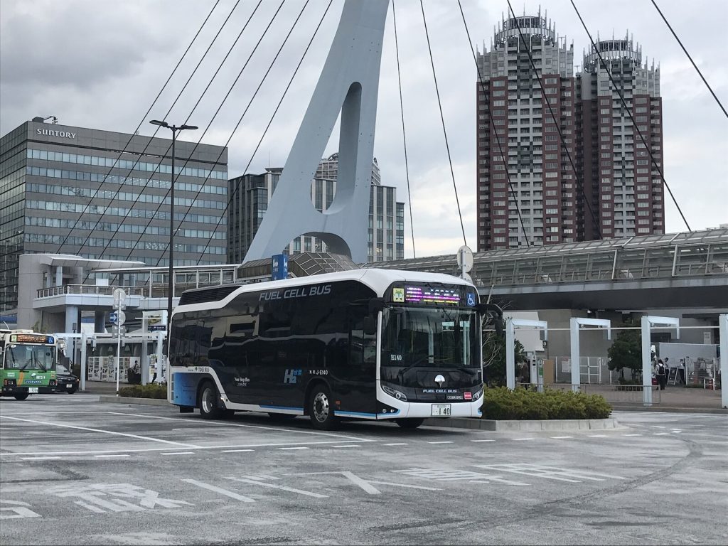 燃料電池バス 運行イメージ