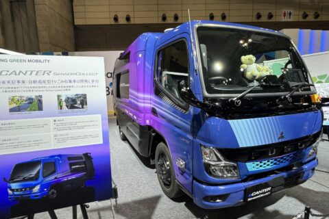 【物流2024問題】Eキャンターの塵芥車が自動運転で追従する！ 実証実験はどんな目的があるのか